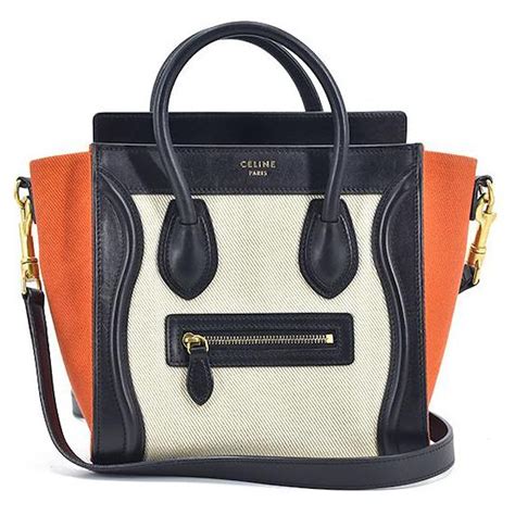 celine tricolor nano|Celine nano bag.